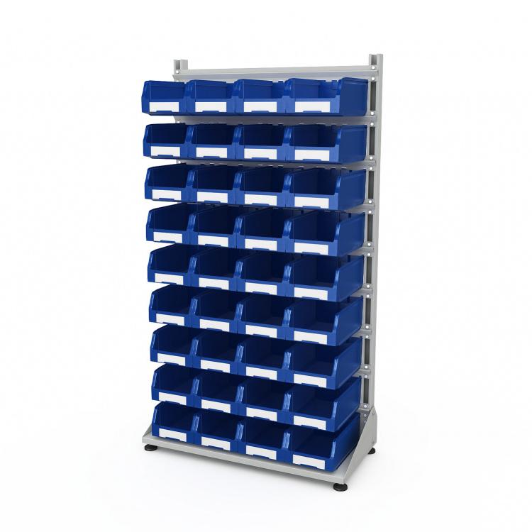 ER-00024083 Стеллаж для пластиковых лотков SORTEX односторонний 1800x1000x450.03