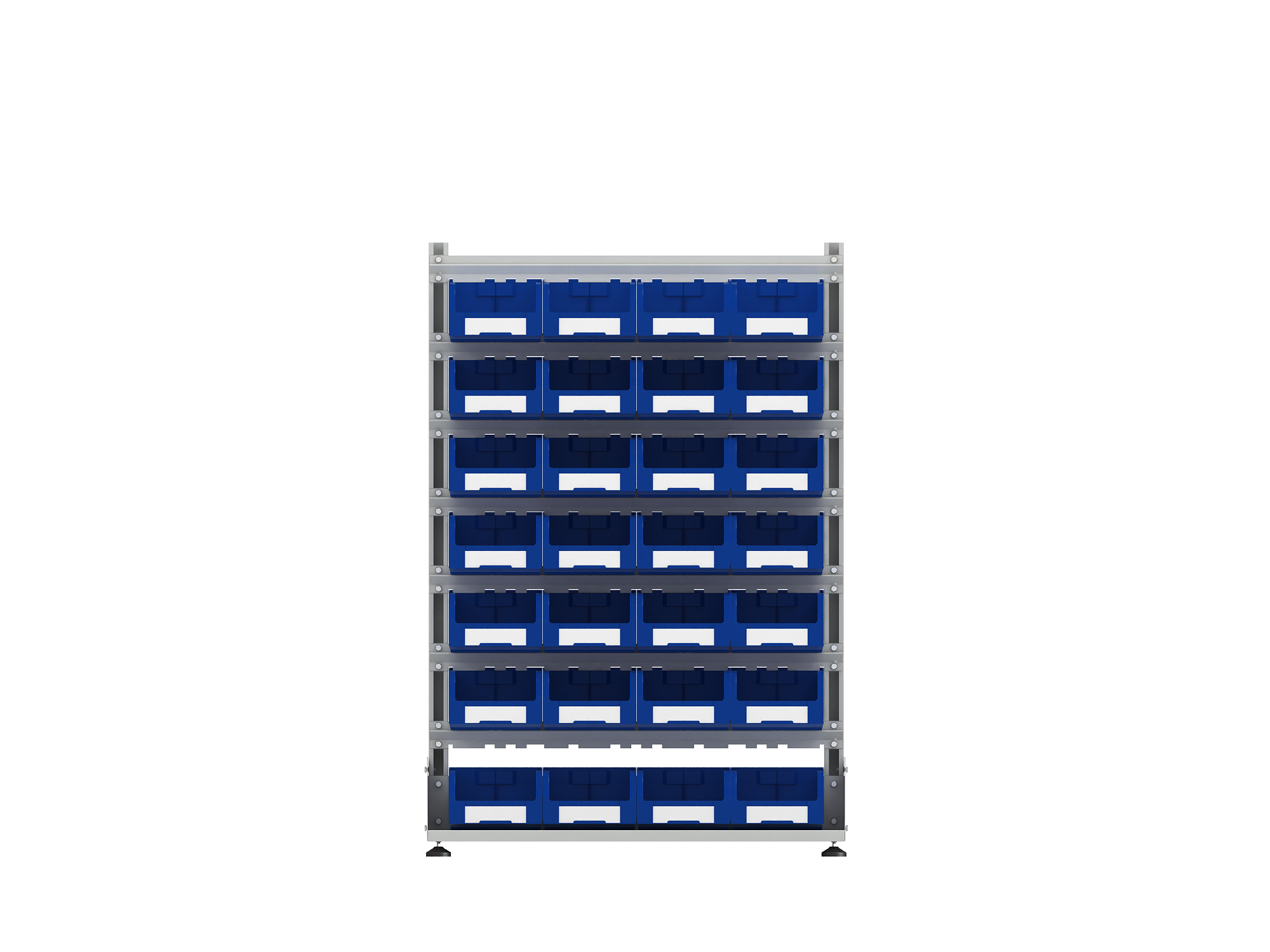 ER-00024068 Стеллаж для пластиковых лотков SORTEX односторонний 1500x1000x450.03