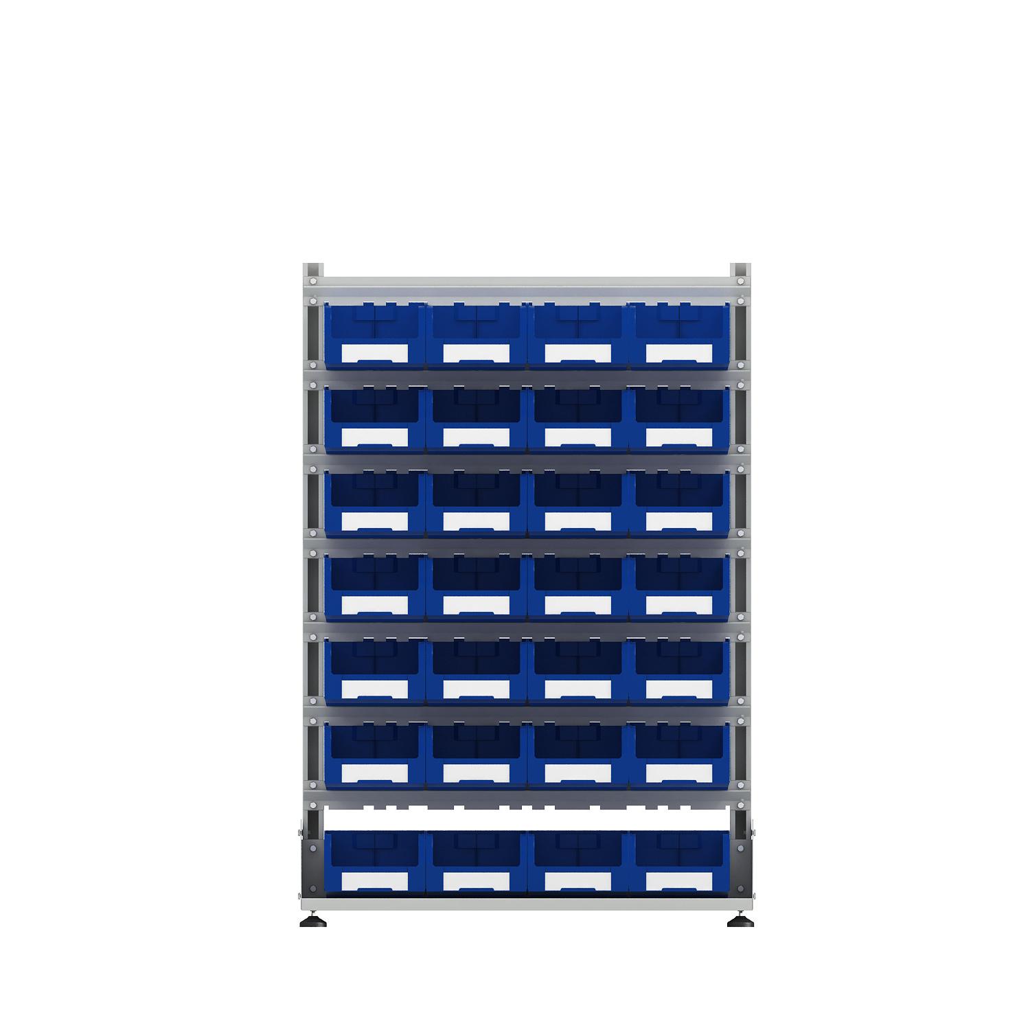 ER-00023962 Стеллаж для пластиковых лотков SORTEX двухсторонний 1500x1000x800.03