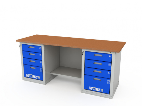 ER-00020236 Верстак двухтумбовый WOKER PRO 2404.2000