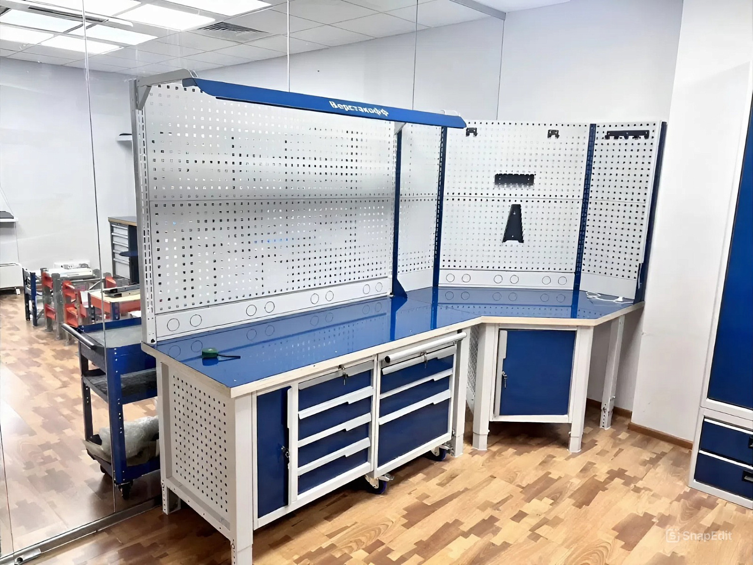 CTR 1432.S7L6.4-2F Верстак универсальный 2165x1393x743 мм